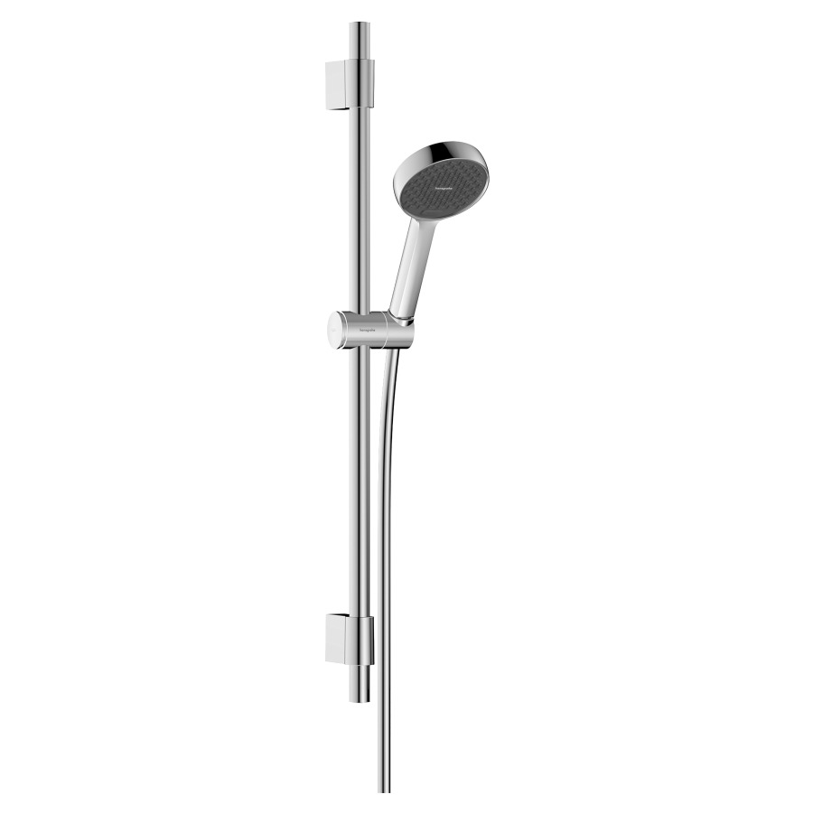 Brausegarnitur Activera Select S
D 9.5 cm, EcoSmart
2jet, Rain/ImpactRain, QuickClean+
mit Duschengleitstange Varia 72 cm
Brauseschlauch und Brausehalter
Durchflussmenge 7.2 (L/min)