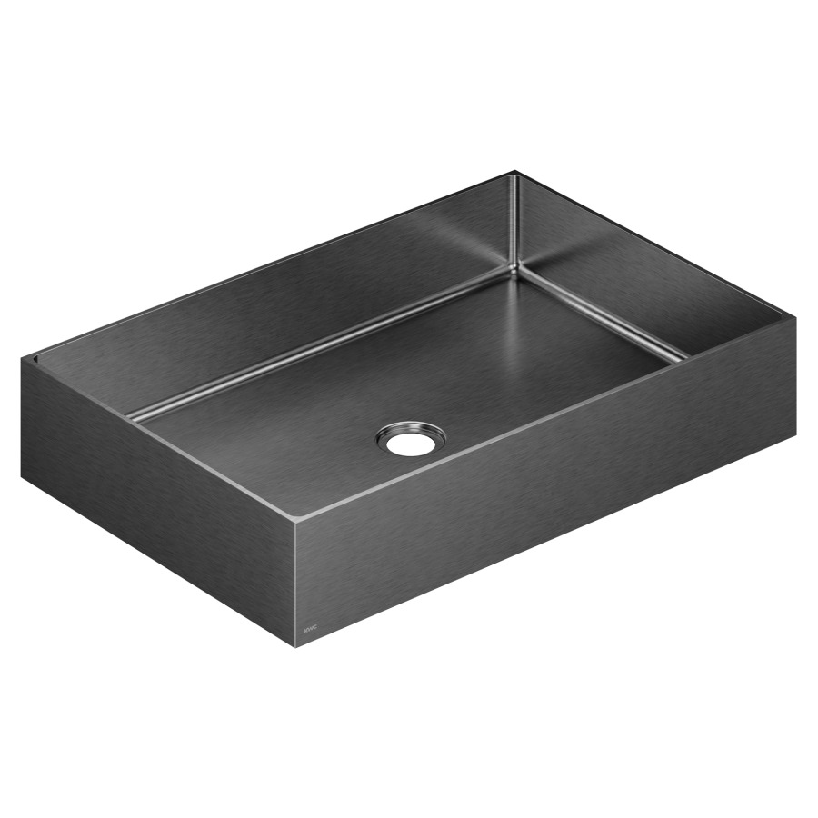 Aufsatzwaschtisch KWC DESIGN
60 x 11 x 40 cm, Edelstahl gebürstet
freistehend, rechteckig, ohne Überlauf
ohne Armaturenbank