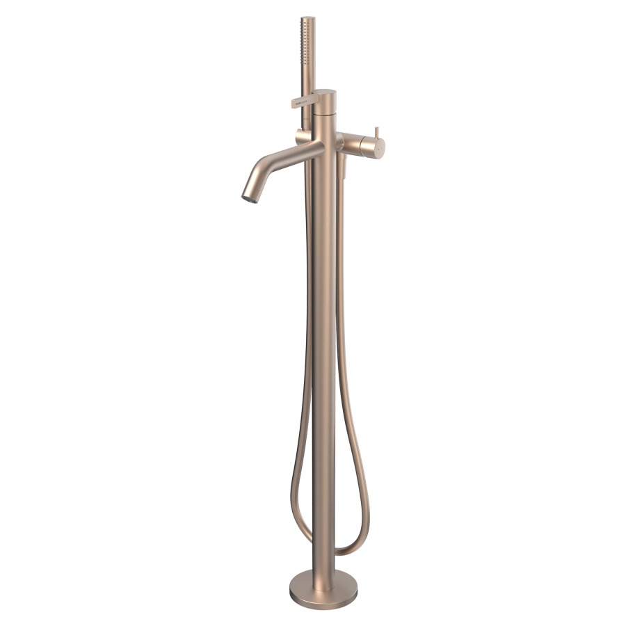 Mélangeur de bain KARTELL
saillie 203 mm, goulot fixe
pose libre, haute colonne
H jusqu'à aérateur 69.3-80.6 cm
tuyau de douche 125 cm
douche à main TwinStick
sans set de prémontage 711568
débit 20 (L/min)
groupe acoustique&nbsp;II
Classe d’énergie B