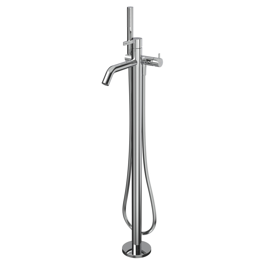 Mélangeur de bain KARTELL
saillie 203 mm, goulot fixe
pose libre, haute colonne
H jusqu'à aérateur 69.3-80.6 cm
tuyau de douche 125 cm
douche à main TwinStick
sans set de prémontage 711568
débit 20 (L/min)
groupe acoustique&nbsp;II
Classe d’énergie B