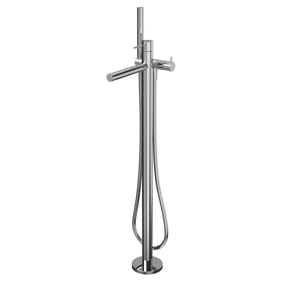 Mélangeur de bain TWINPLUS SLIM
saillie 210 mm, goulot fixe
pose libre, haute colonne
H jusqu'à aérateur 72.7-84 cm
tuyau de douche 125 cm
douche à main TwinStick
sans set de prémontage 711568
débit 18.4 (L/min)
groupe acoustique&nbsp;II
Classe d’énergie B