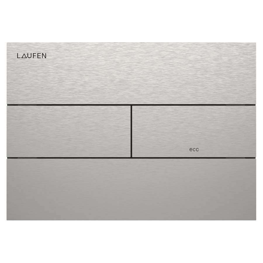 Plaque de déclenchement Ineo City
Acier inoxydable, commande à deux quantités
pour d’actionnement frontale ou par le haut
pour chasse d'eau à encastrer Ineo
avec matériel de fixation