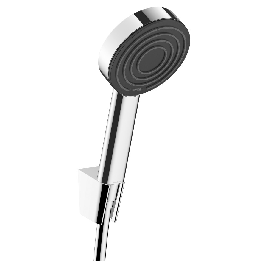Brausegarnitur PULSIFY SELECT S
D 10.5 cm, EcoSmart+
1jet PowderRain
QuickClean, Brausehalter
Brauseschlauch 125 cm
Durchflussmenge 5.7 (L/min)