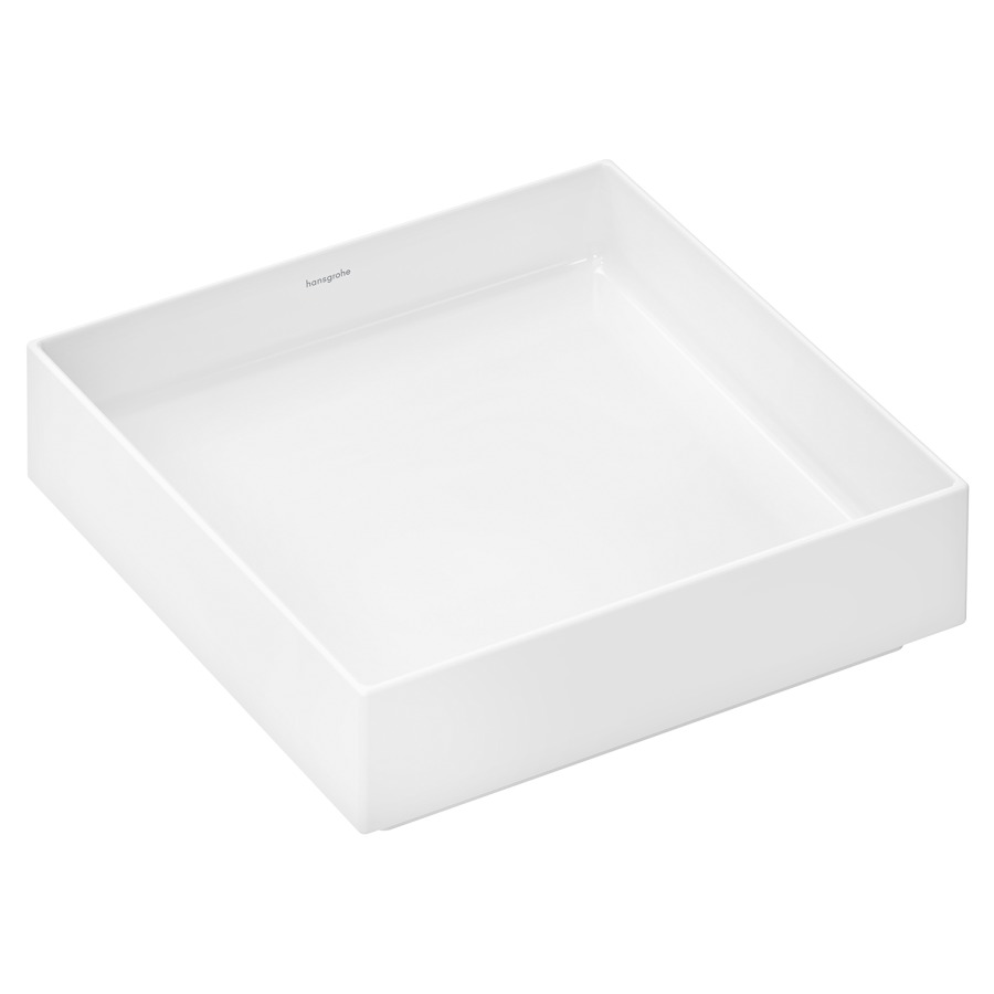 Lavabo à poser Xuniva Evo E
40 x 12 x 40 cm
Céramique, angulaire, sans trop-plein
avec soupape d’écoulement
sans tablette de robinetterie
avec matériel de fixation
