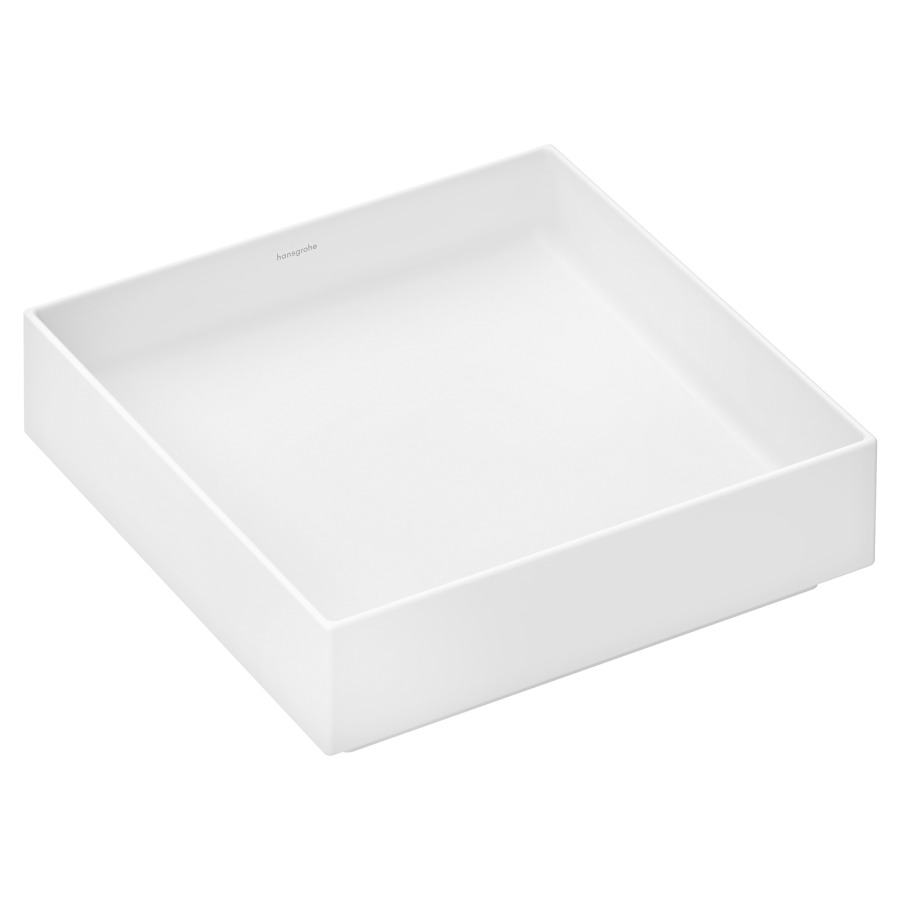Lavabo à poser Xuniva Evo E
40 x 12 x 40 cm
Céramique, angulaire, sans trop-plein
avec soupape d’écoulement
sans tablette de robinetterie
avec matériel de fixation