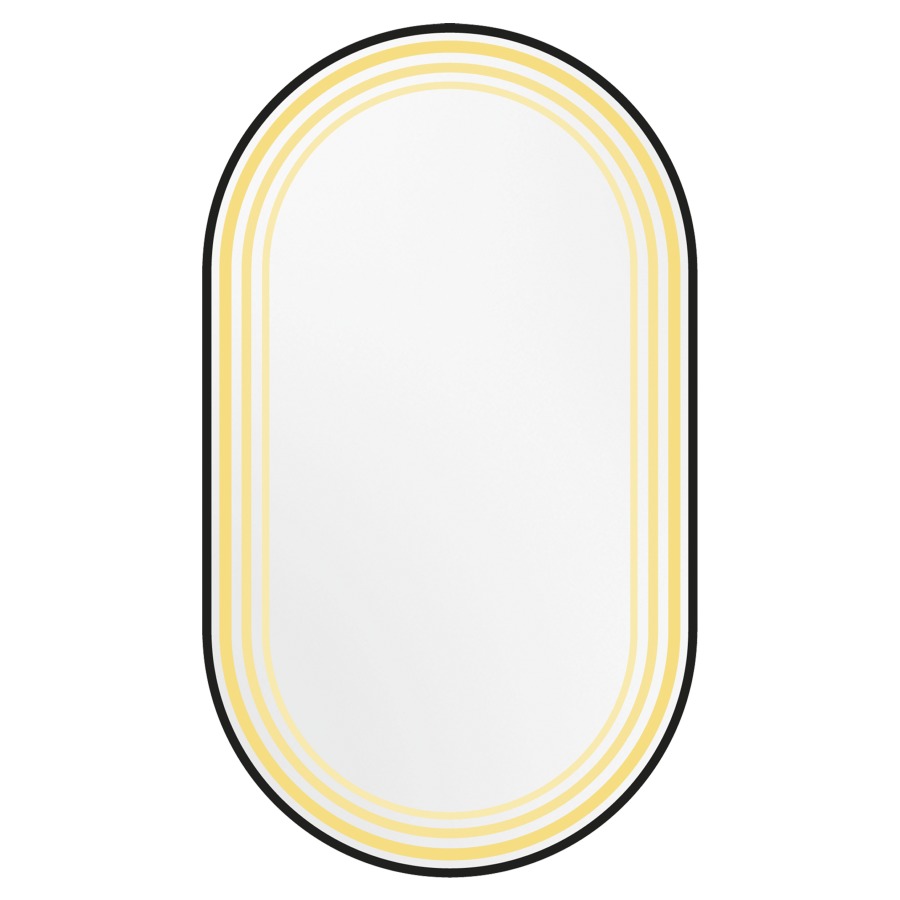 Miroir lumineux Matteo LED
ovale, 60 x 120 cm
bandeau lumineux dans le cadre à 
l'intérieur, 29 Watt, 4000 Kelvin
(également disponible
en 3000 Kelvin sur demande)
possibilité de montage vertical ou 
horizontal, avec matériel de fixation
Classe d’énergie G, IP44