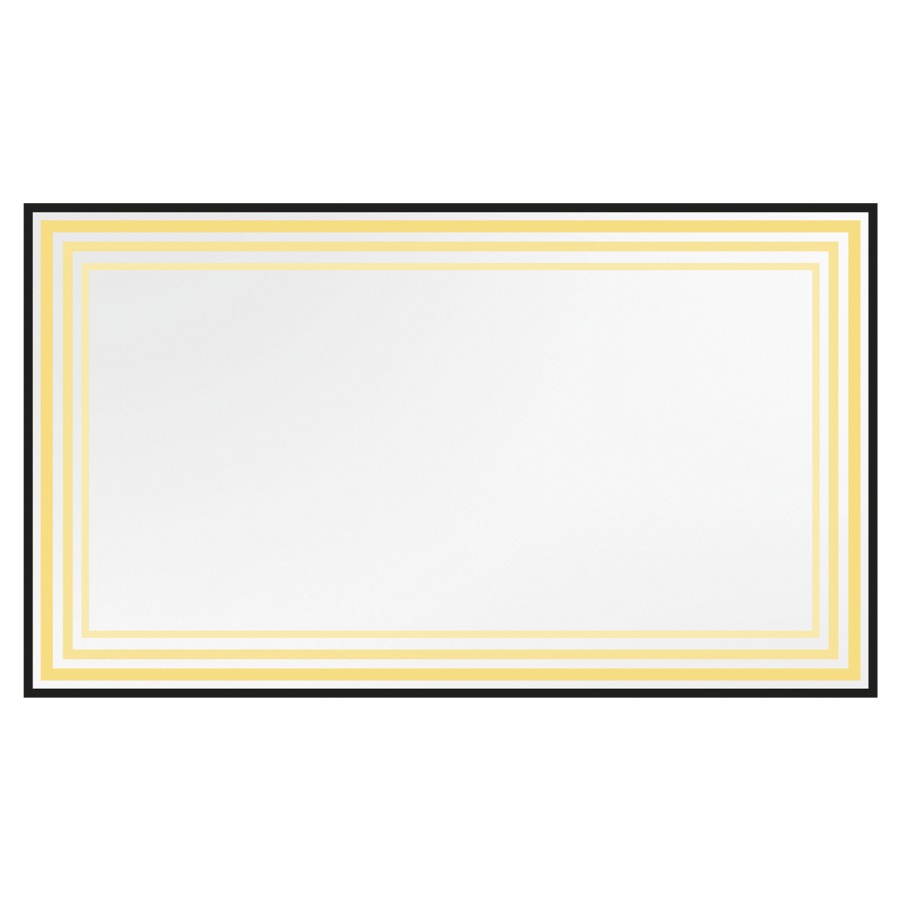 Miroir lumineux Massimo LED
angulaire, 100 x 70 cm
bandeau lumineux dans le cadre à 
l'intérieur, 29 Watt, 4000 Kelvin
(également disponible
en 3000 Kelvin sur demande)
possibilité de montage vertical ou 
horizontal, avec matériel de fixation
Classe d’énergie G, IP44