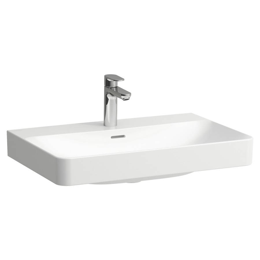 Lavabo à poser Pro X
70 x 9 x 46.5 cm
Céramique, partie inférieure polie
montage mural
avec trop-plein