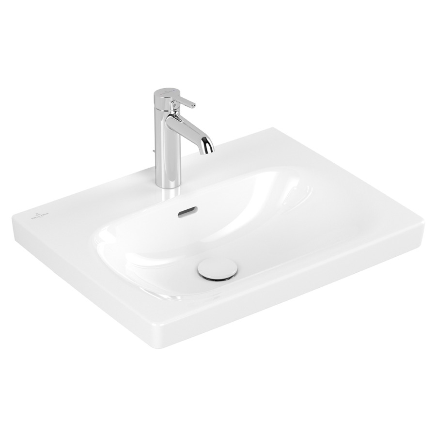 Lavabo Skyla
60 x 16.3 x 46 cm
Céramique, rectangulaire
avec trop-plein