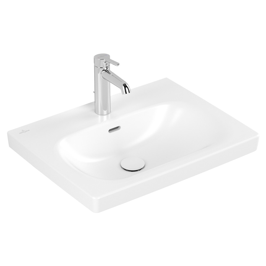 Lavabo Skyla
60 x 16.3 x 46 cm
Céramique, rectangulaire
avec trop-plein