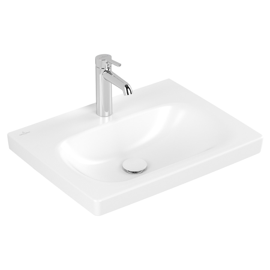 Lavabo Skyla
60 x 16.3 x 46 cm
Céramique, rectangulaire
sans trop-plein
