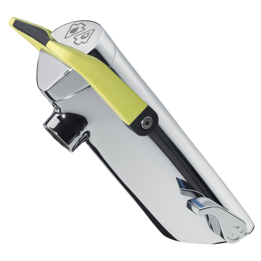 Mélangeur de lavabo PRESTO NEO DUO
saillie 107 mm, goulot fixe
fermeture temporisée
durée 7 sec, levier vers le haut
durée 11 sec., levier vers le bas
débit 3 (L/min)
tuyaux de raccordement flexibles 3/8"