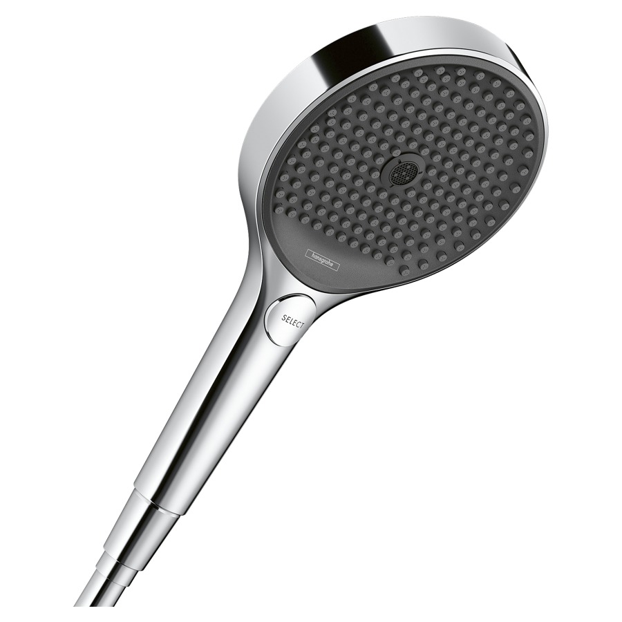 Handbrause RAINFINITY 130
EcoSmart+, Quick Clean+
D 13 cm,  3jet
PowderRain/Intense PowderRain/
MonoRain, Durchflussmenge 6 (L/min)