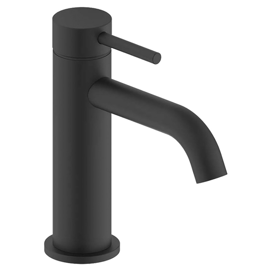 Mélangeur de lavabo Axent Grace 
saillie 120 mm, goulot fixe
débit 4.7 (L/min)
tuyaux de raccordement flexibles 3/8"
groupe acoustique&nbsp;I, Classe d’énergie A