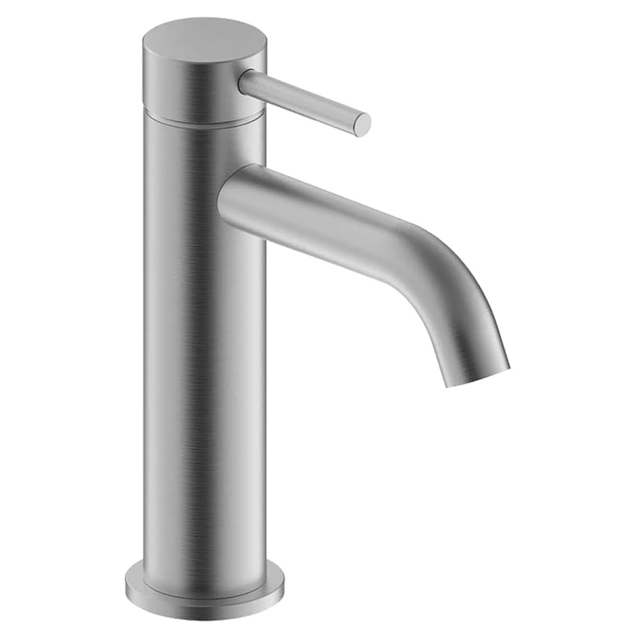 Mélangeur de lavabo Axent Grace 
saillie 120 mm, goulot fixe
débit 4.7 (L/min)
tuyaux de raccordement flexibles 3/8"
groupe acoustique&nbsp;I, Classe d’énergie A