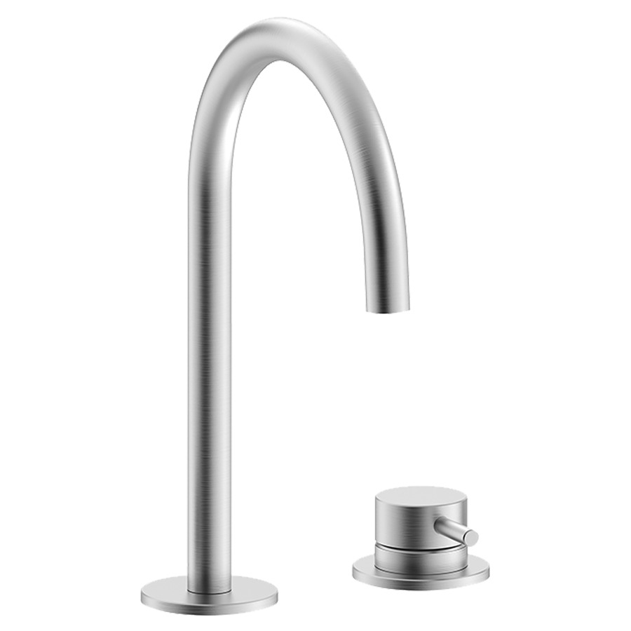 Mélangeur à 2 trous  Axent Grace 
saillie 177 mm, goulot orientable
haute colonne
H jusqu'à aérateur 170 mm
débit 4.7 (L/min)
groupe acoustique&nbsp;I, Classe d’énergie A