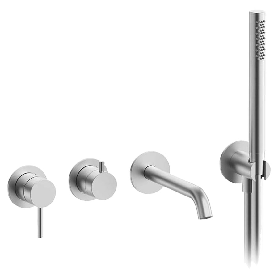 Mélangeur de bain Axent Grace UP
set de montage finale, saillie 190 mm
pour commander 2 fonctions
débit 19.4 (L/min)
sans corps à encastrer 106046/106061
groupe acoustique&nbsp;II, Classe d’énergie G