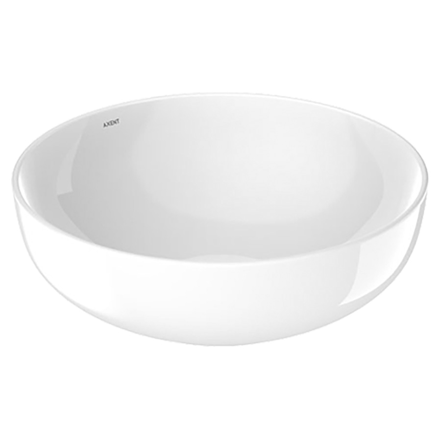 Lavabo à poser AXENT.ONE C
37 x 13.3 x 37 cm, Céramique
pose libre, carrée doux
sans trop-plein
avec matériel de fixation