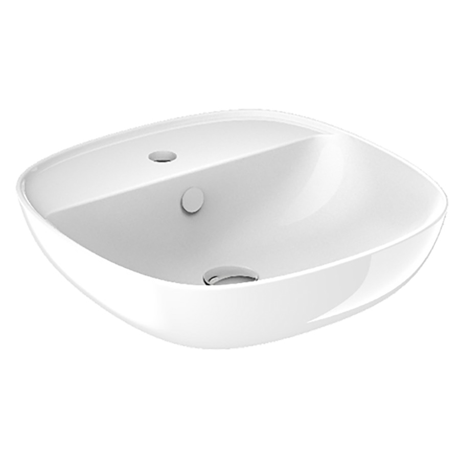 Lavabo à poser AXENT.ONE C
45 x 16.2 x 45 cm, Céramique
pose libre, carrée doux
avec trop-plein
avec tablette de robinetterie
avec matériel de fixation