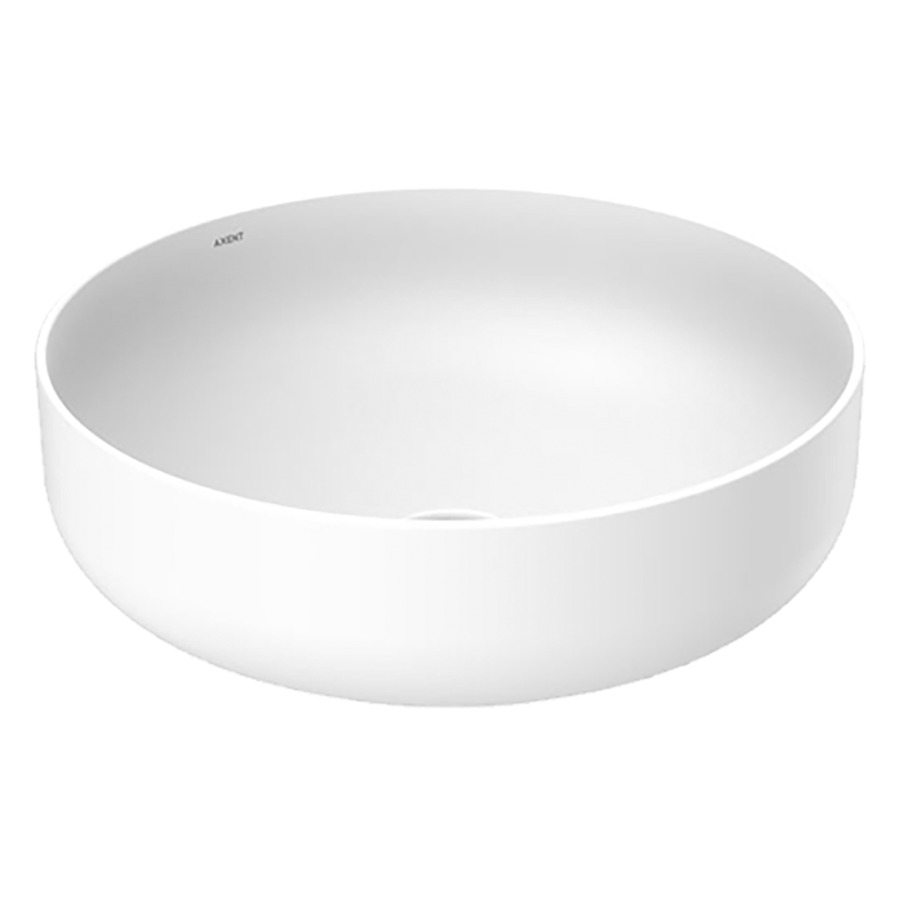 Lavabo à poser Axent Grace
D 40 cm, H 12 cm, Céramique
pose libre, ronde
sans trop-plein
avec matériel de fixation