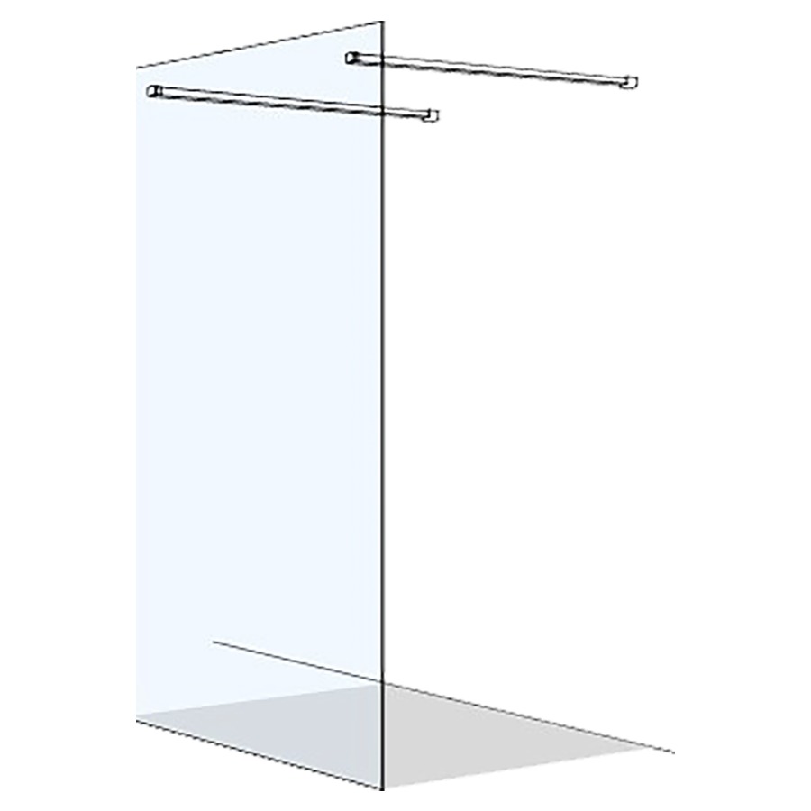 Seitenwand S505PLUS freistehend
160.1-200 cm, H 200 cm
rahmenlos, mit 2 Quertraversen
GENAUE MASSE NACH AUSMASS