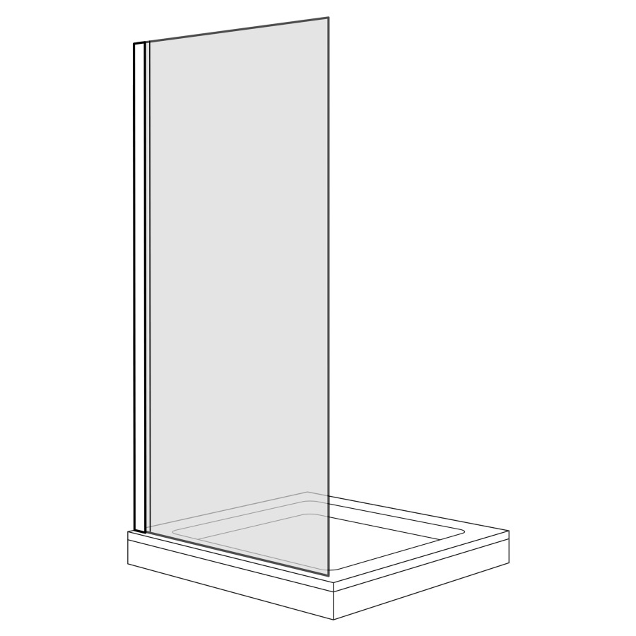 Paroi de douche Air Wood Walk-In