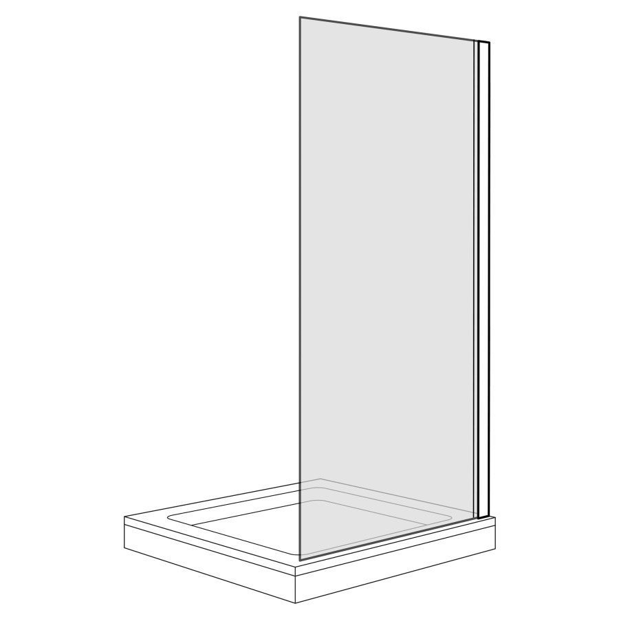 Paroi de douche Air Wood Walk-In
118-120 cm, H 200 cm
butée à droite, des variations naturelles 
de couleur sont possible