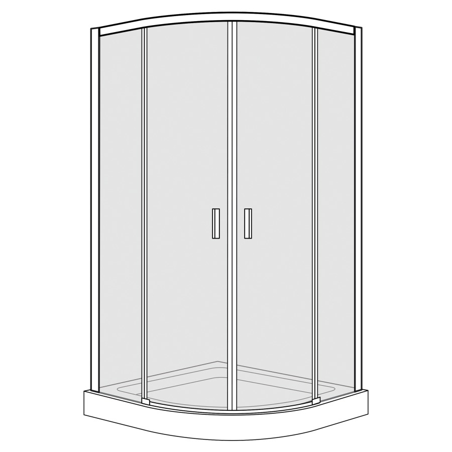 Entrée diagonale Optima 6 Plus Round