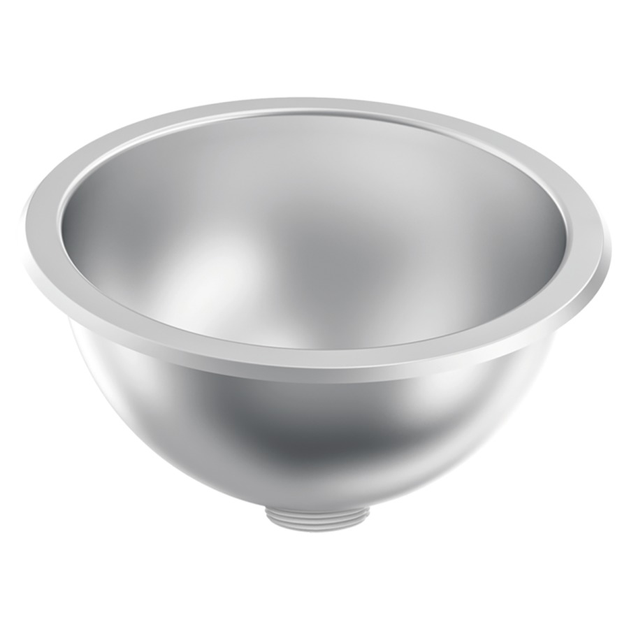 Lavabo à encastrer Rondo RDH/X200
D 23.1, H 10.8 cm
Acier nickel-chrome, ronde
avec soupape d’écoulement, sans trop-plein
avec matériel de fixation