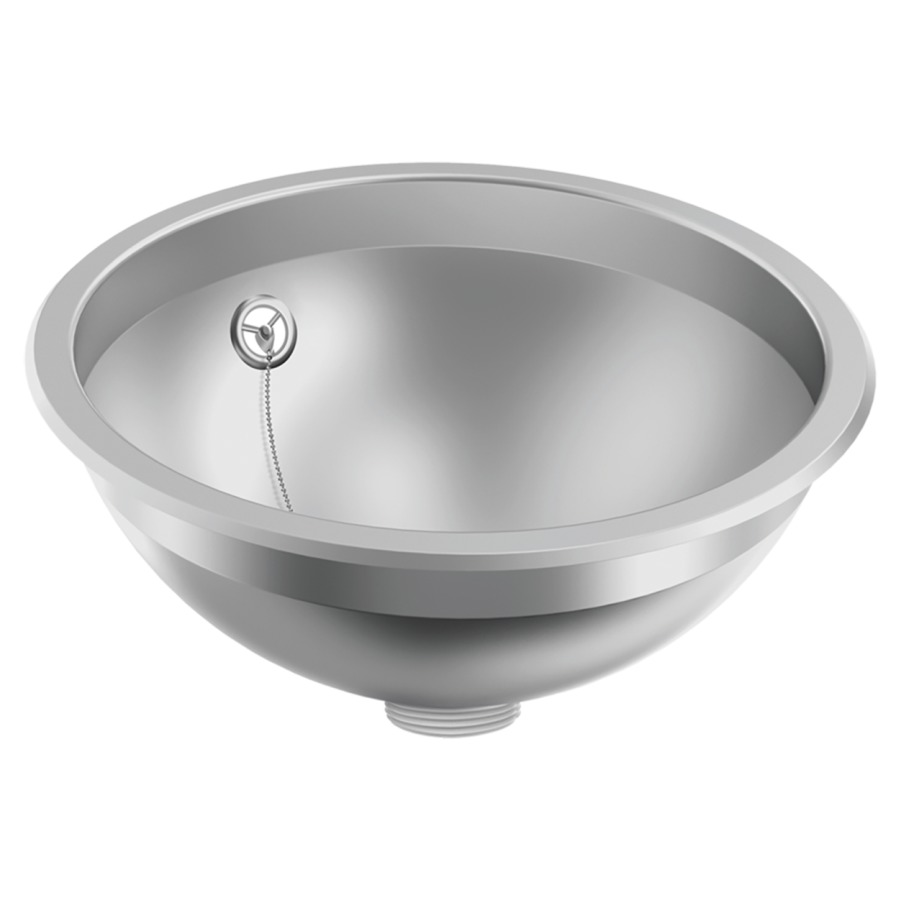 Lavabo à encastrer Rondo RDH/X260
D 29.4, H 11.7 cm
Acier nickel-chrome, ronde
avec garniture d’écoulement et de trop-plein
avec trop-plein, avec matériel de fixation