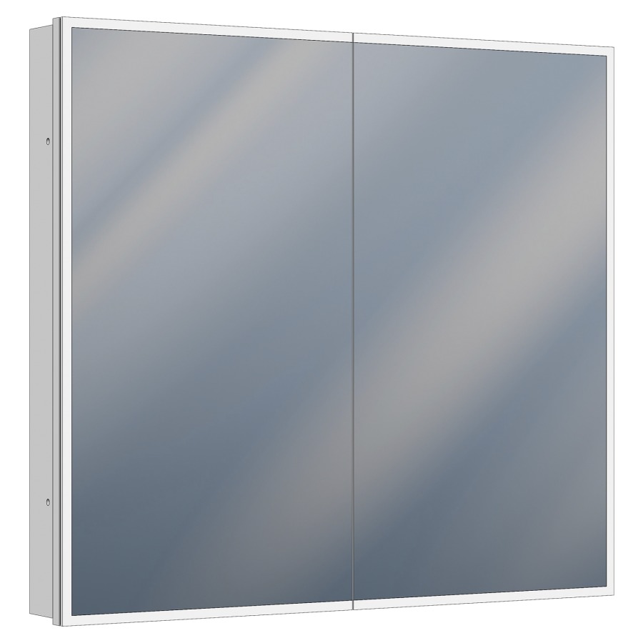 Armoire de toilette Cirrus UP
Tunable White
100 x 90 x 13 cm
Profilé en aluminium
2&nbsp;portes à double miroir (50/50)
éclairage LED, 54 Watt
2000-6500 Kelvin, 6390 Lumen
dimmable, 6 tablettes en verre
1&nbsp;prise double et 1 prise simple
avec USB-C/USB-A en bas, IP44