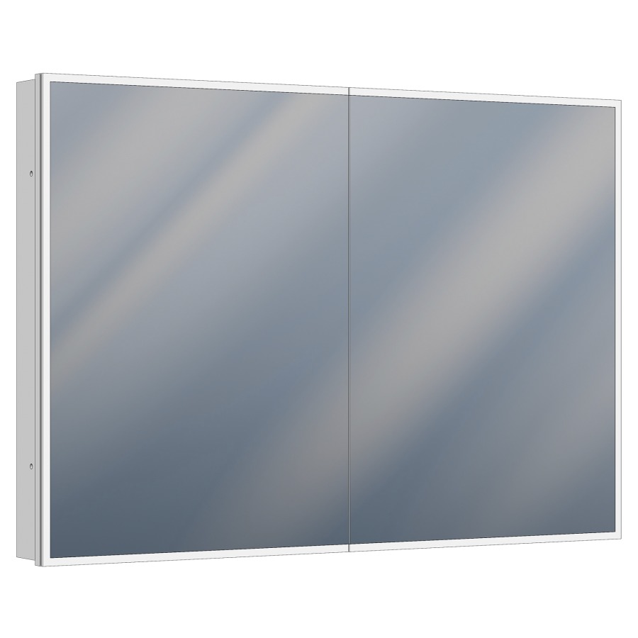 Armoire de toilette Cirrus UP
Tunable White
130 x 90 x 13 cm
Profilé en aluminium
2&nbsp;portes à double miroir (65/65)
éclairage LED, 62 Watt
2000-6500 Kelvin, 7440 Lumen
dimmable, 6 tablettes en verre
1&nbsp;prise double et 1 prise simple
avec USB-C/USB-A en bas, IP44