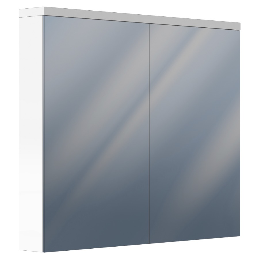 Armoire de toilette Ayla
90 x 77 x 13 cm
Profilé en aluminium
2&nbsp;portes à double miroir (45/45)
éclairage LED en haut et en bas
23/4 Watt, 2805/467 Lumen
dimmable, 4 tablettes en verre
1&nbsp;prise double en bas
1 support cosmétique
interchangeable, IP44