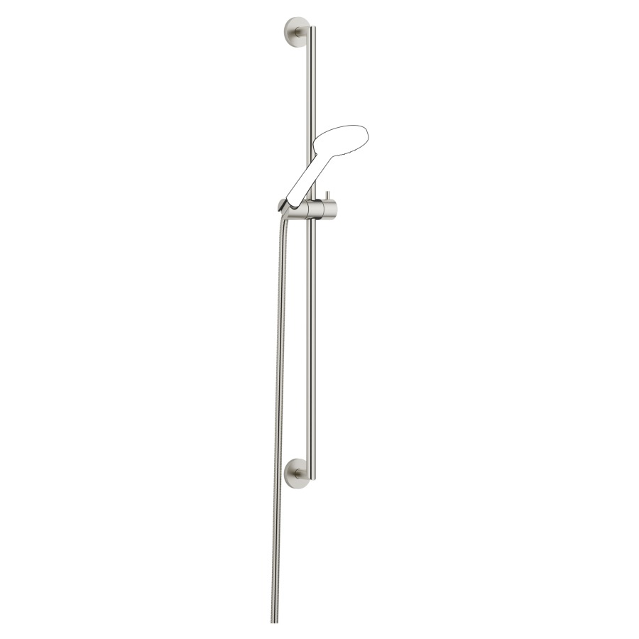 Garniture de douche  DORNBRACHT
rosace D 55 mm, glissière 80 cm
tuyau de douche métallique 175 cm
raccord pour tuyau de douche 3/8"
sans douche à main