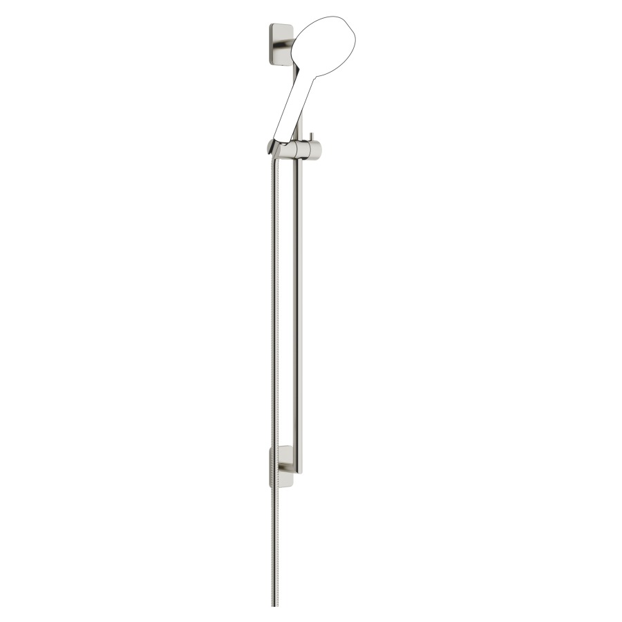 Brausegarnitur LULU
Rosette 78 x 55 mm, Gleitstange 80 cm
Metallbrauseschlauch 175 cm
Brauseschlauchanschluss 3/8"
ohne Handbrause