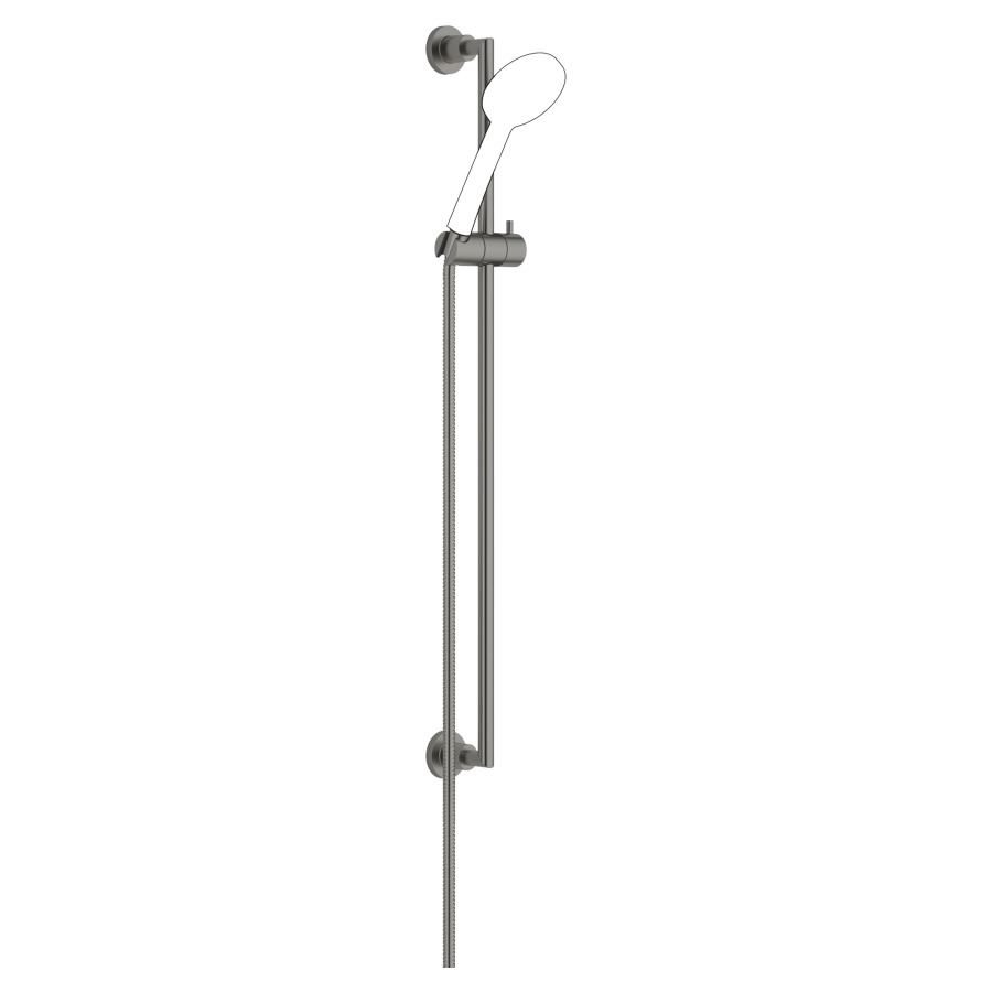 Brausegarnitur TARA
Rosette D 55 mm, Gleitstange 80 cm
Metallbrauseschlauch 175 cm
Brauseschlauchanschluss 3/8"
ohne Handbrause