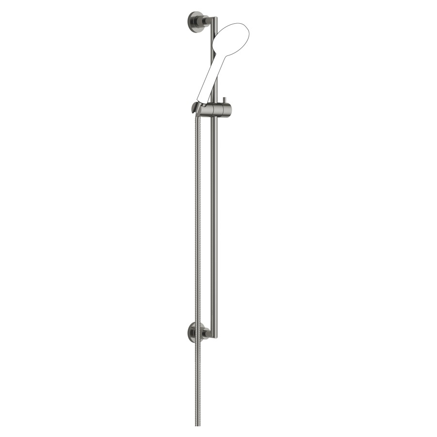 Brausegarnitur TARA
Rosette D 55 mm, Gleitstange 80 cm
Metallbrauseschlauch 175 cm
Brauseschlauchanschluss 3/8"
ohne Handbrause