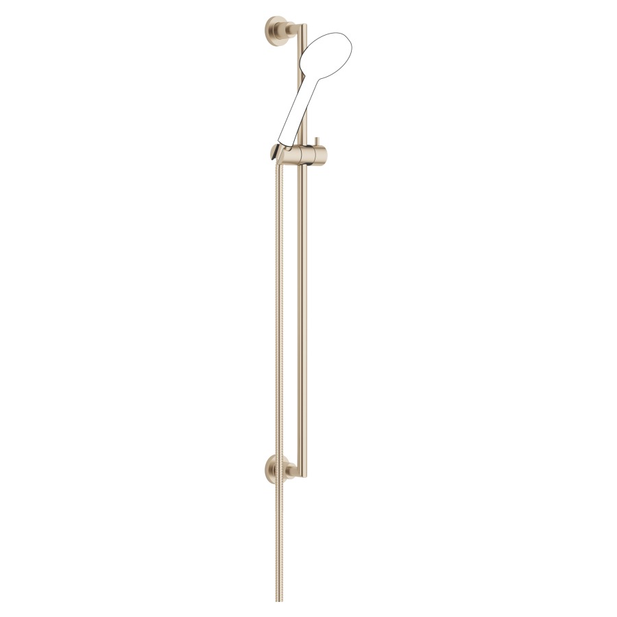 Garniture de douche  TARA
rosace D 55 mm, glissière 80 cm
tuyau de douche métallique 175 cm
raccord pour tuyau de douche 3/8"
sans douche à main