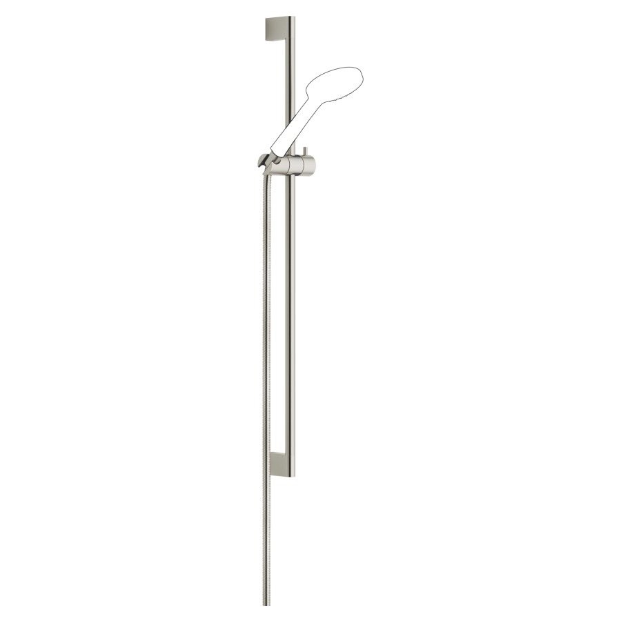 Garniture de douche  DORNBRACHT
glissière 85.3 cm
tuyau de douche métallique 175 cm
raccord pour tuyau de douche 3/8"
sans douche à main