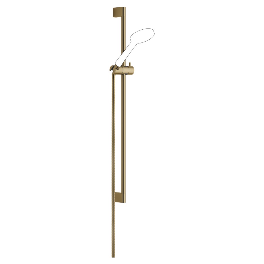 Garniture de douche  DORNBRACHT
glissière 85.3 cm
tuyau de douche métallique 175 cm
raccord pour tuyau de douche 3/8"
sans douche à main