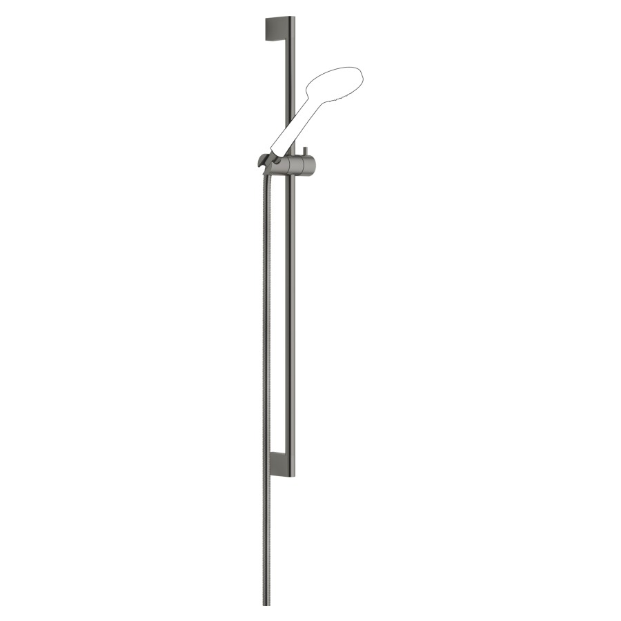 Garniture de douche  DORNBRACHT
glissière 85.3 cm
tuyau de douche métallique 175 cm
raccord pour tuyau de douche 3/8"
sans douche à main