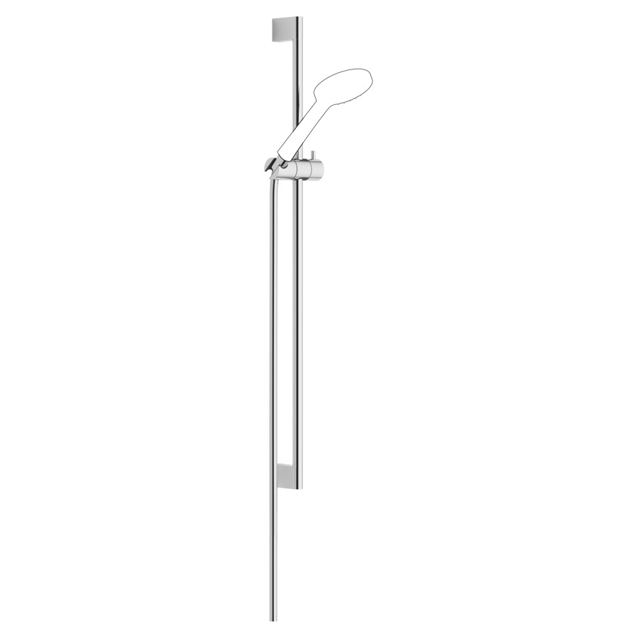 Garniture de douche  DORNBRACHT
glissière 85.3 cm
tuyau de douche métallique 175 cm
raccord pour tuyau de douche 3/8"
sans douche à main