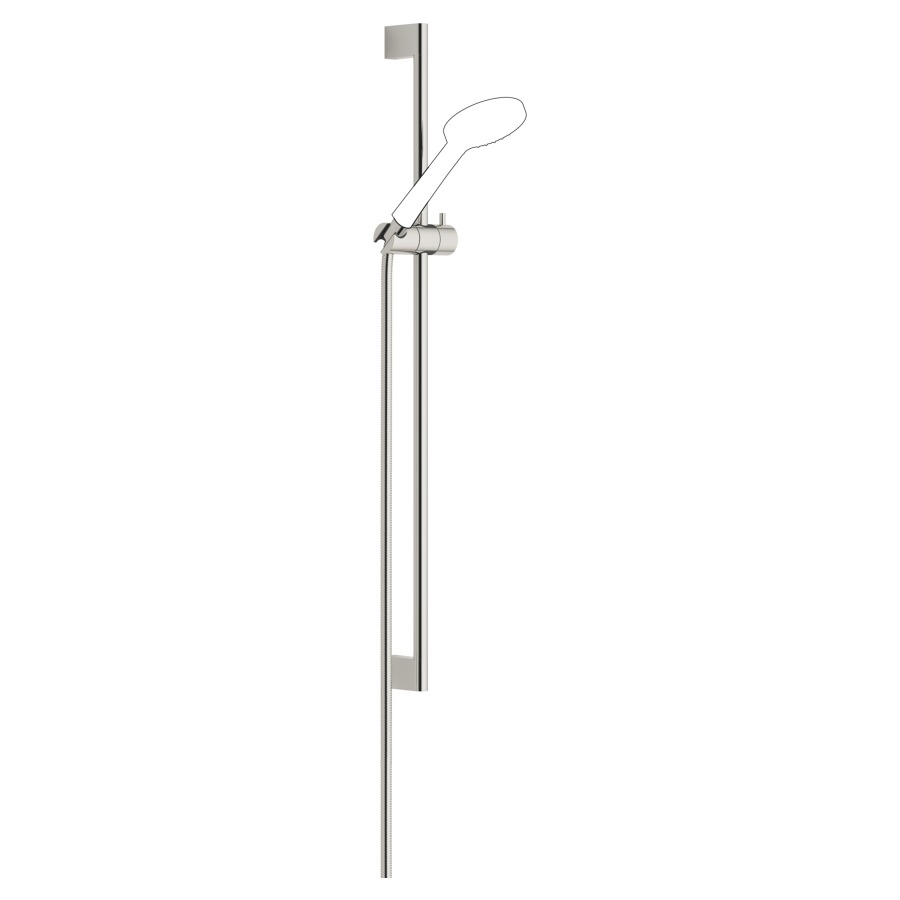 Garniture de douche  DORNBRACHT
glissière 85.3 cm
tuyau de douche métallique 175 cm
raccord pour tuyau de douche 3/8"
sans douche à main