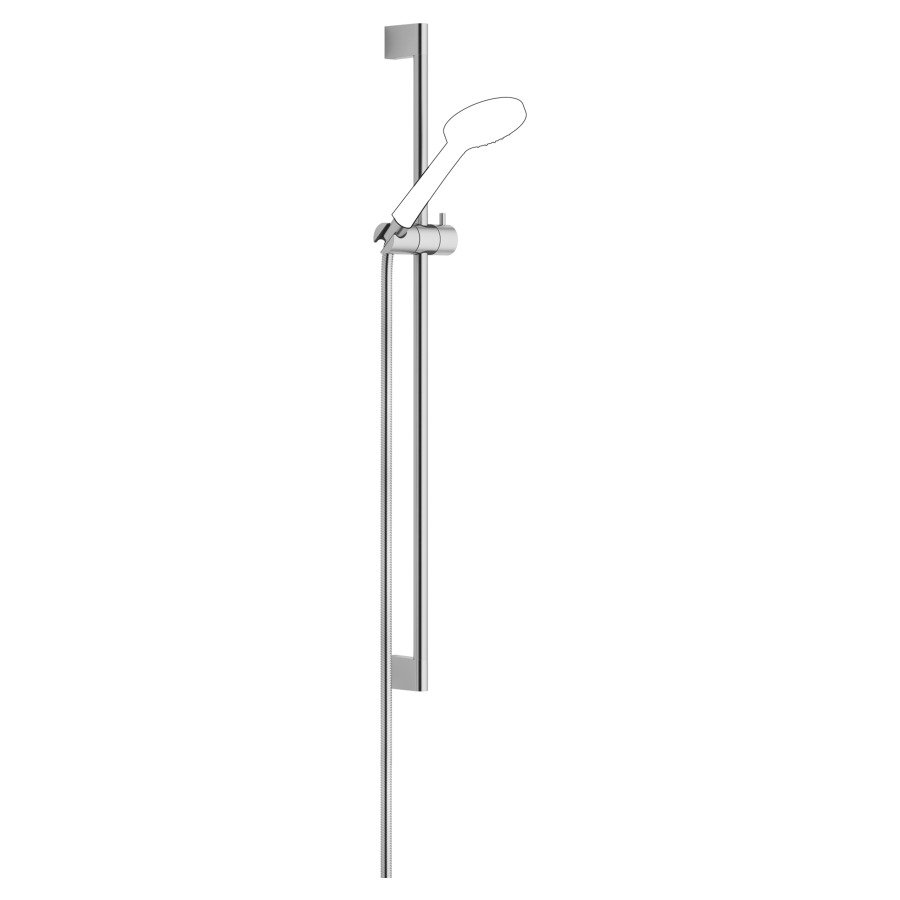 Garniture de douche  DORNBRACHT
glissière 85.3 cm
tuyau de douche métallique 175 cm
raccord pour tuyau de douche 3/8"
sans douche à main