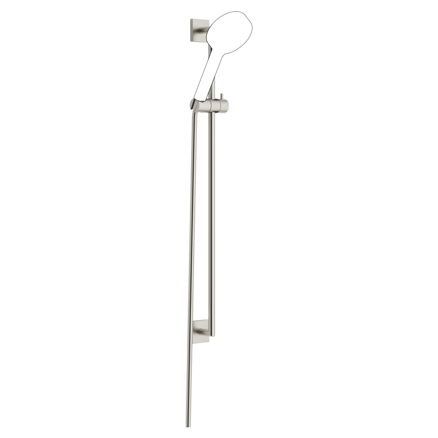 Garniture de douche  DORNBRACHT
rosace 60 x 60 mm, glissière 80 cm
tuyau de douche métallique 175 cm
raccord pour tuyau de douche 3/8"
sans douche à main