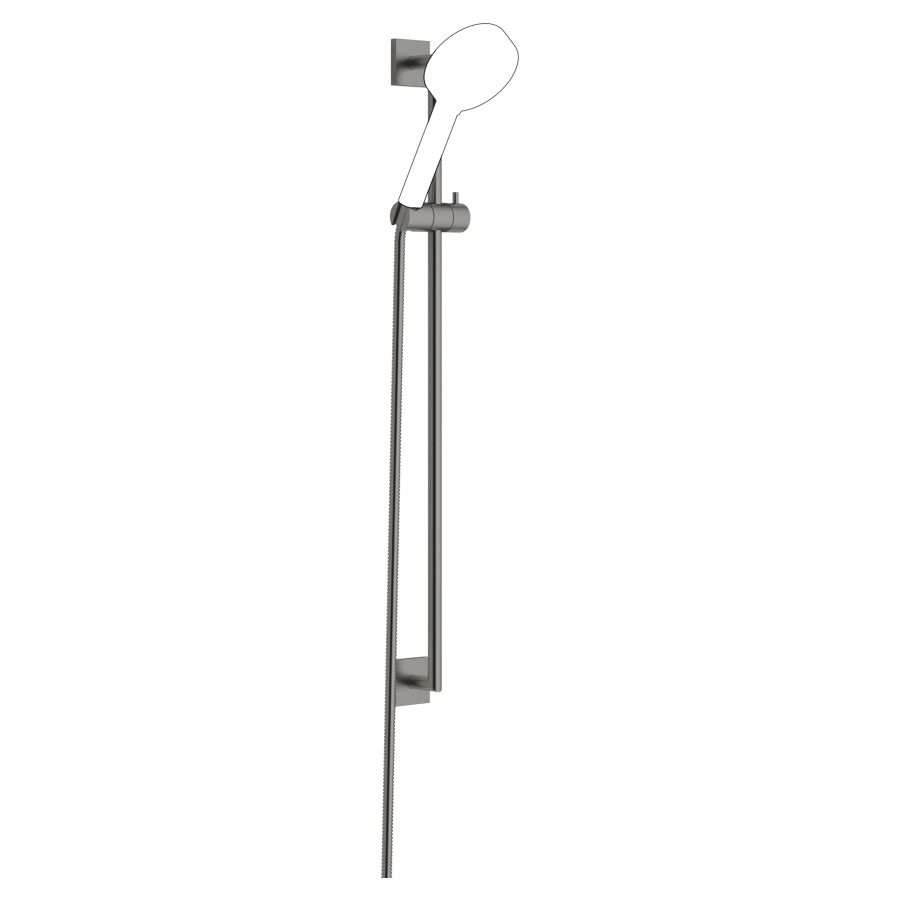 Garniture de douche  DORNBRACHT
rosace 60 x 60 mm, glissière 80 cm
tuyau de douche métallique 175 cm
raccord pour tuyau de douche 3/8"
sans douche à main