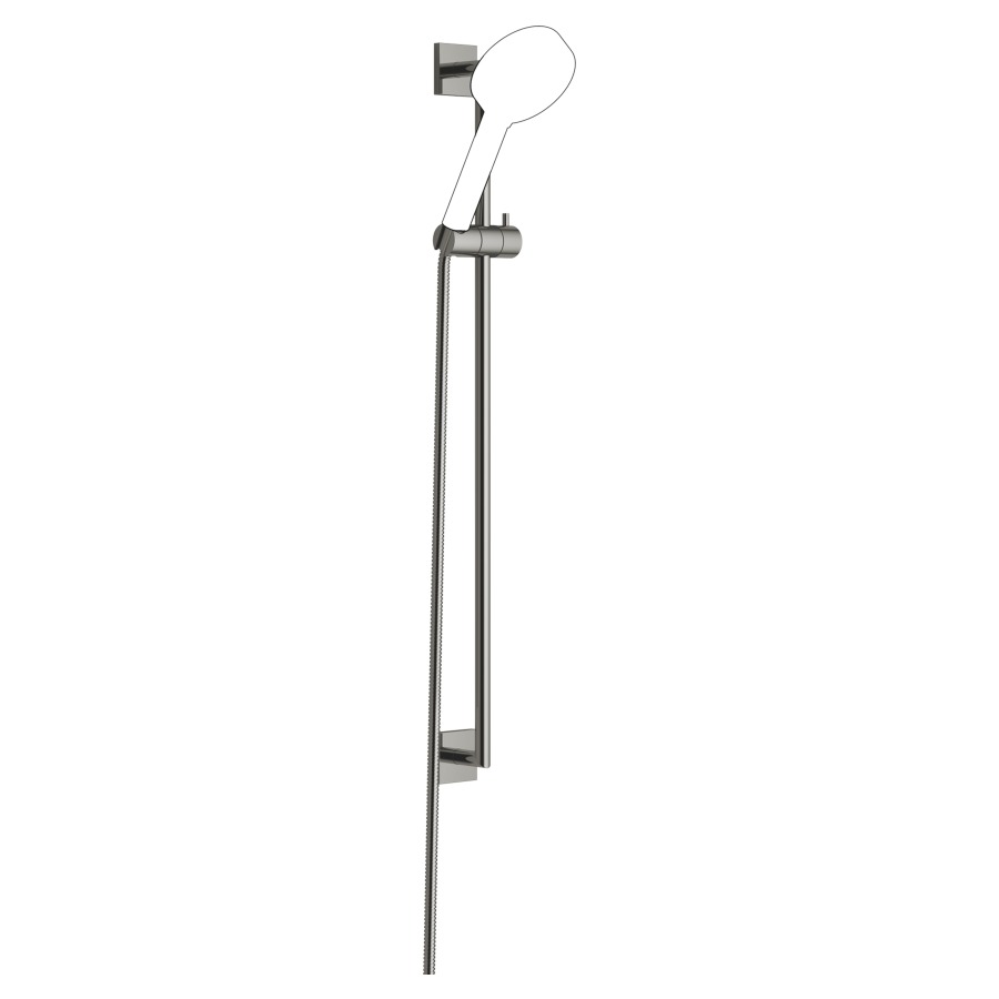 Garniture de douche  DORNBRACHT
rosace 60 x 60 mm, glissière 80 cm
tuyau de douche métallique 175 cm
raccord pour tuyau de douche 3/8"
sans douche à main