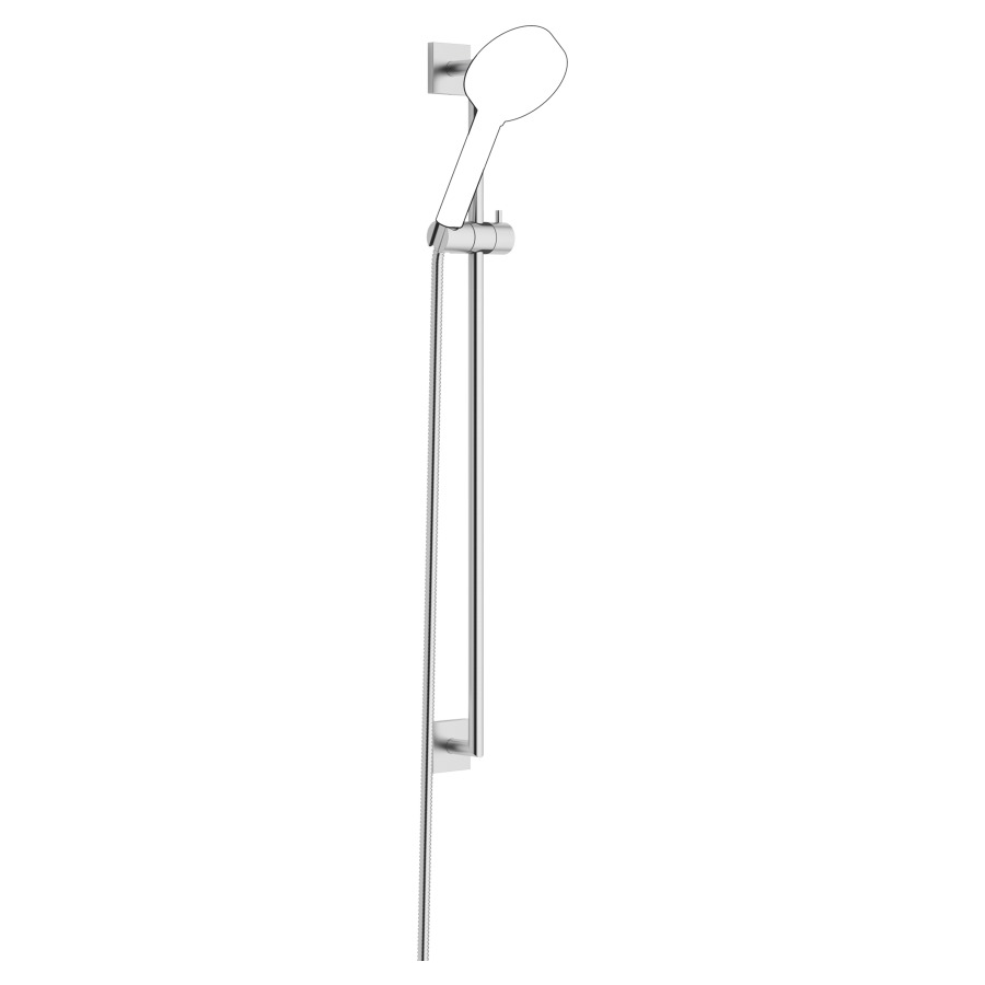 Garniture de douche  DORNBRACHT
rosace 60 x 60 mm, glissière 80 cm
tuyau de douche métallique 175 cm
raccord pour tuyau de douche 3/8"
sans douche à main