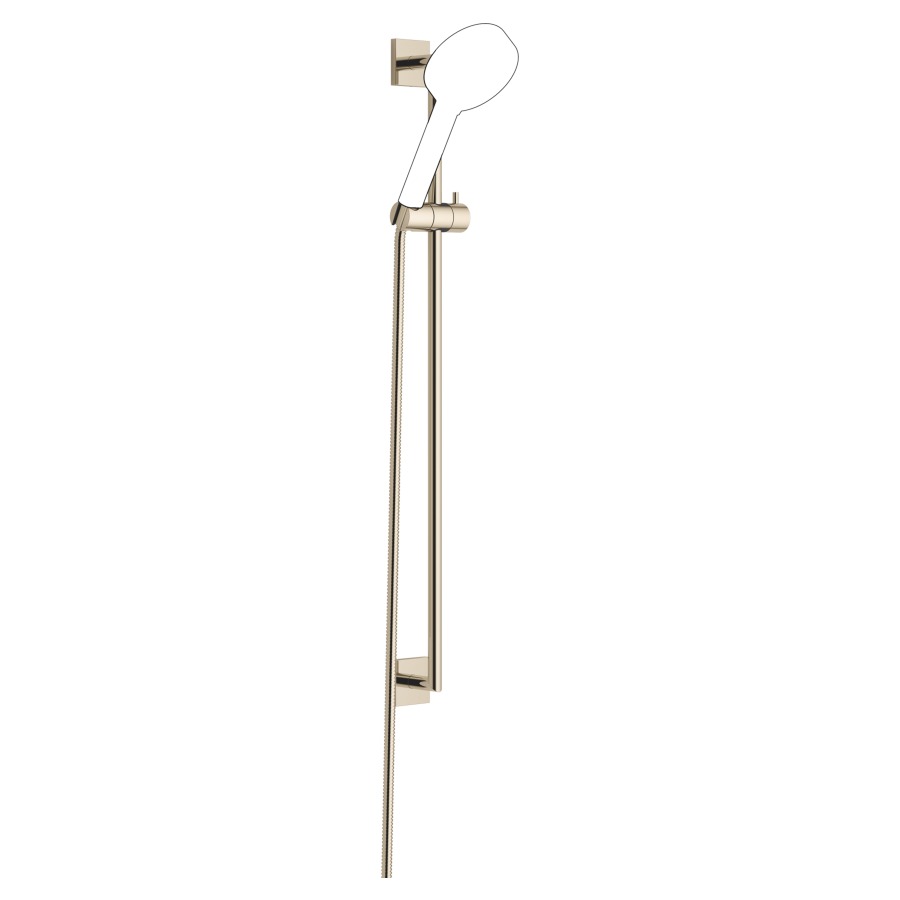 Garniture de douche  DORNBRACHT
rosace 60 x 60 mm, glissière 80 cm
tuyau de douche métallique 175 cm
raccord pour tuyau de douche 3/8"
sans douche à main