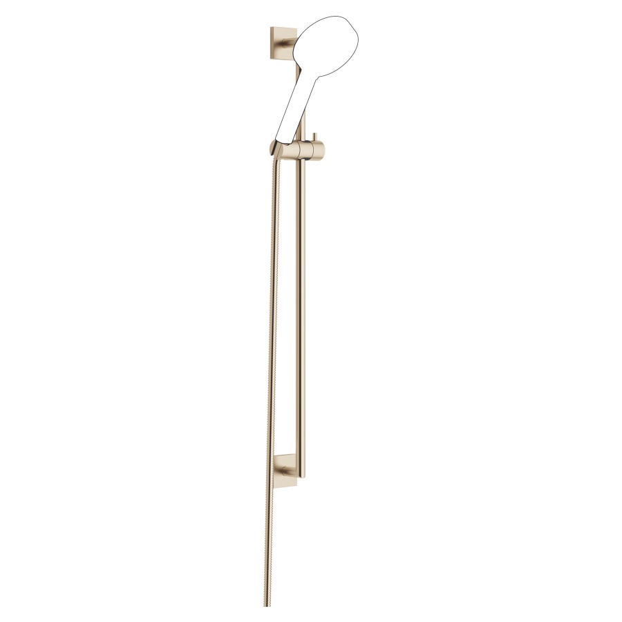 Garniture de douche  DORNBRACHT
rosace 60 x 60 mm, glissière 80 cm
tuyau de douche métallique 175 cm
raccord pour tuyau de douche 3/8"
sans douche à main